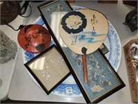 ORIENTAL PICTURES, TRAY & MISC.