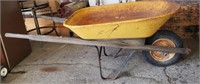 Vintage Shallow Wheelbarrow