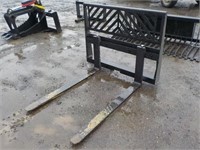 48" Skid Steer Fork Attachment