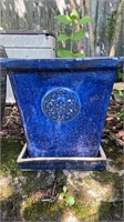 Tuscan Blue Planter 12x12