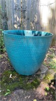 Large Blue Planter 19x21