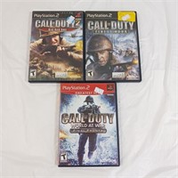 PlayStation 2 Games Lot - Call of Duty
