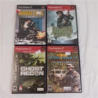 PlayStation 2 Games Lot - Military Games