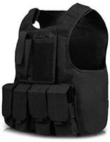 (140 cm - Black) Toyfun Kids Tactical Vest Kit