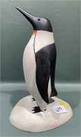 H ANDERSON CARVED FOLK ART PENGUIN