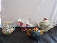 Coll Tea Pots,Sukra,Pfaltzgraff,Unique Bird Pot