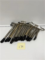 Heavy Duty Metal Tube Hangers set of 15