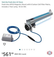 New (1 pcs)  Fresh-Aire APCO Magnetic Mount with