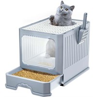 N5596  "Cshidworld XL Cat Litter Box & Scoop"
