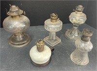 (F) Vintage Glass Oil Lamps

Bidding Is 5x The