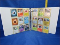Binder w/ 8 Sheets of Pokemon Cards