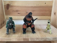 Godzilla Character Figures (3)