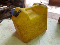 5-gallon yellow diesel jug- plastic