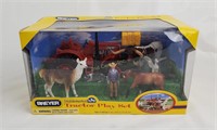 New Breyer Stablemates Tractor Play Set