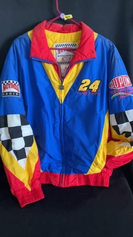 NASCAR Jeff Gordon, nutmeg  racing jacket Medium