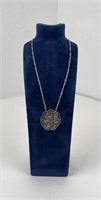 Sterling Silver Filigree Necklace