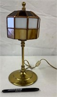 Vintage Stain Glass Table Lamp