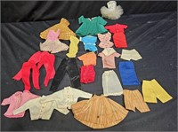 24 Pc. Un-Marked Barbie/Tammy Doll Clothing