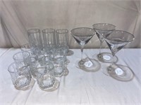 LUMINARC GLASSWARE/ 14PCS /10oz/ 9oz/15.75oz