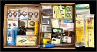 Scope ring, scope & supplies lot to include