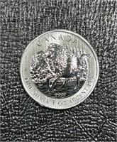 2013 Canada $5 1oz Silver "Bison"