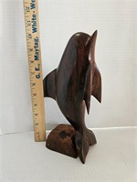 Wooden Carved Dolphin