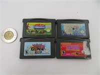 4 jeux Nintendo Game Boy Advance dont Rugrats