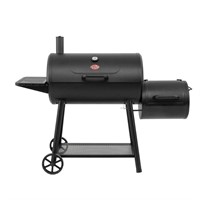 $379  Smokin' Champ Charcoal Grill Offset - Black