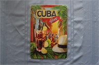Retro Tin Sign: Cuba Libre