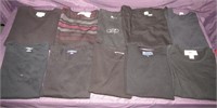 10- Size S Short Sleeve Black Tops