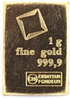 Gold  1g Bar
