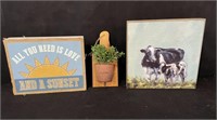 Home Decor - Cows, Sunset & More