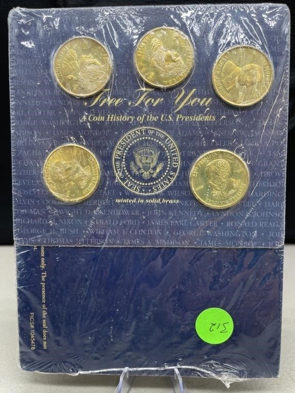 Coin History of US Presidents Tokens