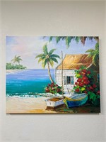 Large Tropical Hawaii Canvas Print