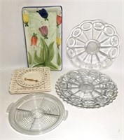 Glass and Ceramic Platters