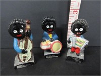 3 ROBERTSON'S GOLLY BAND MEMBER MUSICAL FIGURES