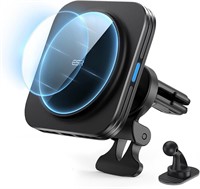 NEW $39 Wireless Car Charger Magnetic w/Vent Clip