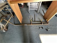2 Copper Pipe Sections with Fitting