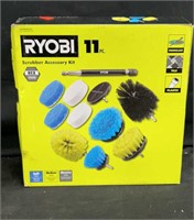 RYOBI Scrubber Accessory Kit (11-Piece), Varied