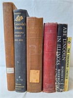 Books About Abe Lincoln, Antique