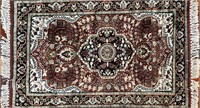 Oriental Silk & Wool Area Mat