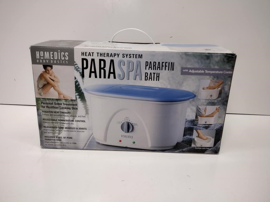 Homedics Para Spa Paraffin Bath NEW