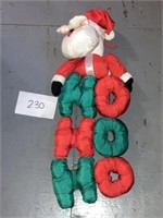 Santa Claus Ho Ho Ho Decor