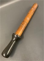 Vintage wooden Military police baton - Occupied