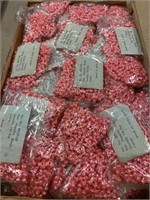 14,400 pieces plastic 10 mm try – beads. Pink