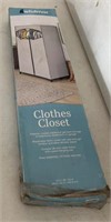 Whitmor clothes closet