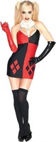 harley quinn costume size large