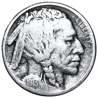 1913-D TY1 Buffalo Head Nickel NICELY CIRCULATED