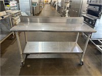 John Boos 60” x 24” Stainless Table w Can Opener