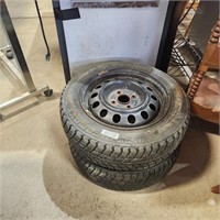 2 - 175/65R14 winter tires 70% tread